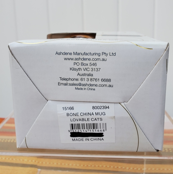 Ashdene of Australia Fine Bone China Mug Cats - Picture 7 of 16